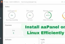 Install aaPanel on Linux