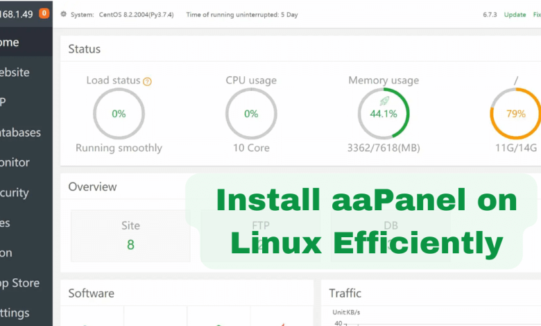 Install aaPanel on Linux