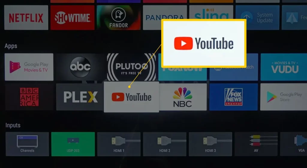 Locate The Youtube App On Your Smart Tv And Open It.