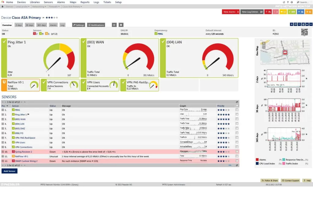 Bandwidth Monitoring