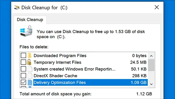 Clearing The Cache, Check The &Quot;Disk Usage&Quot; 