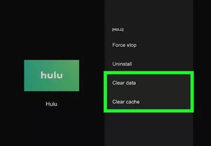 Clear The Hulu App Cache And Data
