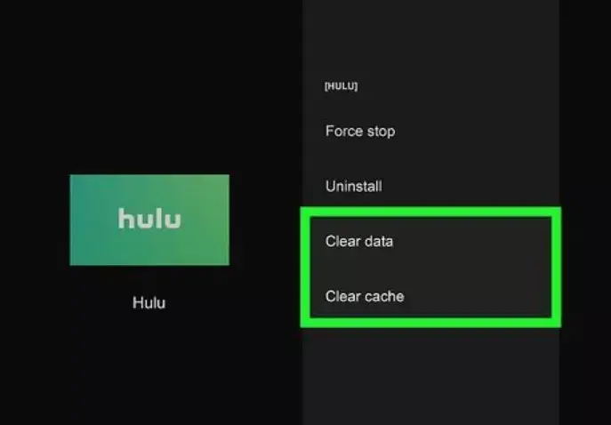 Clearing Cache And Data For Hulu Not Working