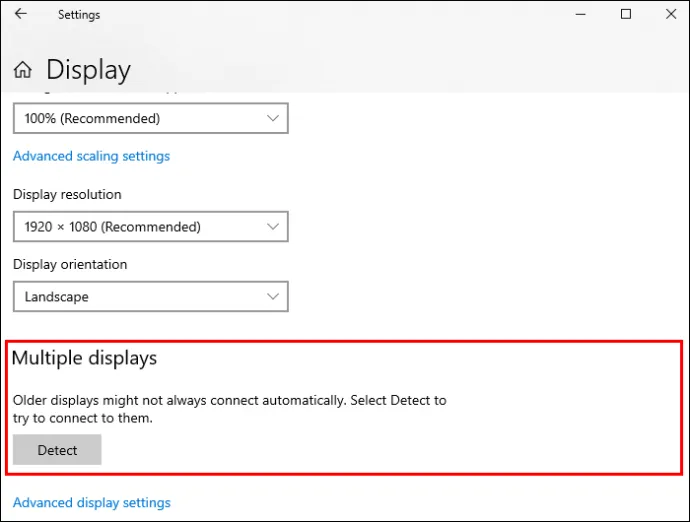 Ensure The Hdmi Display Is Detected, And The Resolution And Orientation Are Set Correctly.