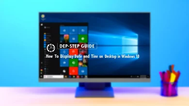 Display Date And Time On Desktop In Windows 10