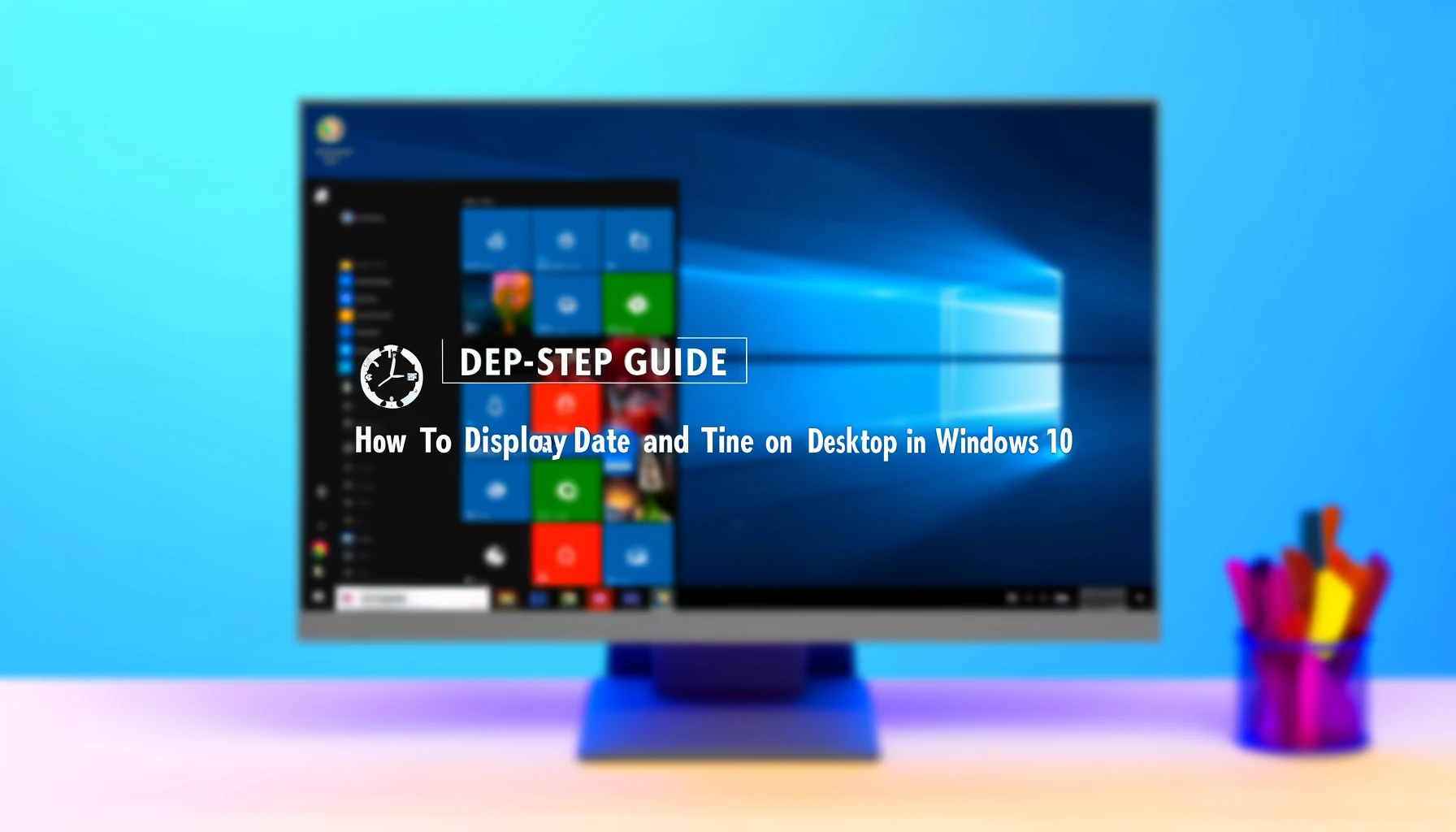 Display Date And Time On Desktop In Windows 10