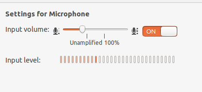 The &Quot;Microphone&Quot; Slider Represents The Current Sensitivity Setting. Note The Position Of The Slider To Understand Your Current Microphone Sensitivity Level.