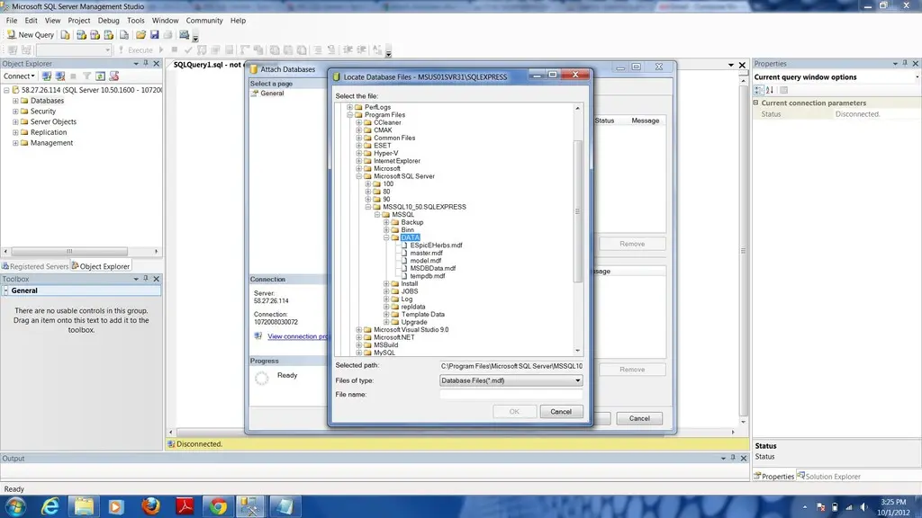 Locate The Specific Database Or Mdf File You Want To Open And Expand The Tree-Like Structure To Navigate The Relevant Data.