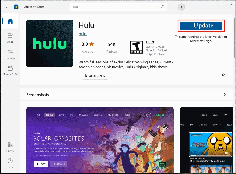Update The Hulu App And Your Device'S Operating System