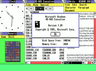 Windows 1.0 (1985): Approximately 500,000 Lines Of Code