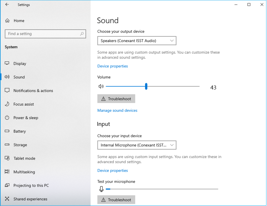 Checking Audio Settings And Configurations For Logitech Speakers On Windows 10