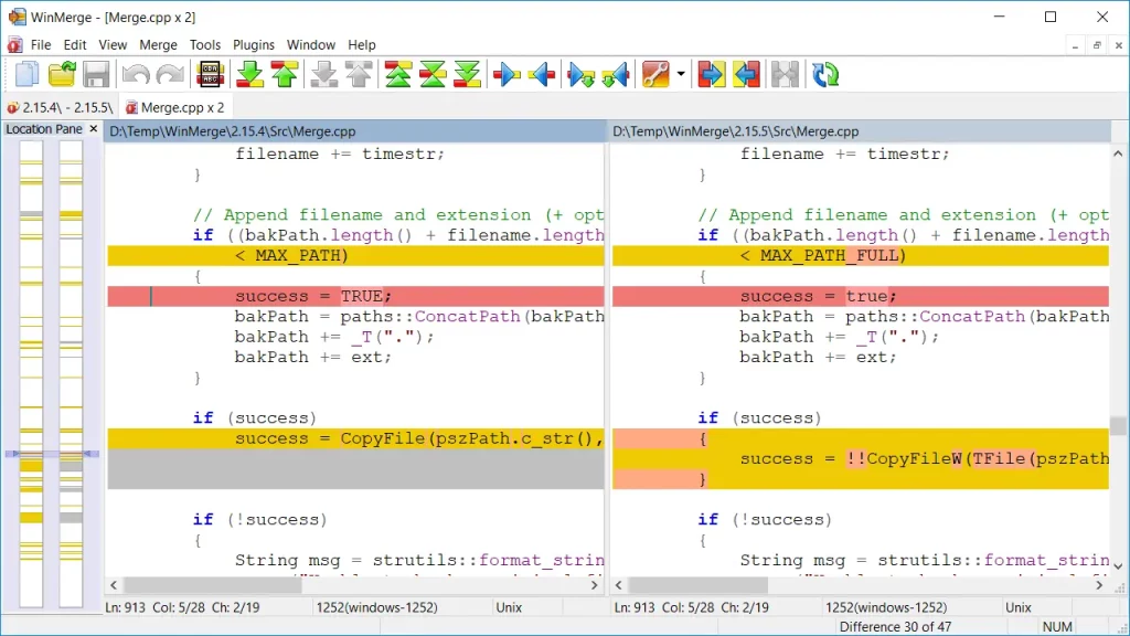 Download And Install Your Choice Third-Party Comparison Tool (E.g., Winmerge, Beyond Compare, Freefilesync, Or Dirdiff).