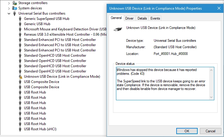 How To Fix Usb Device Not Recognized Error Code 43 In Windows 10