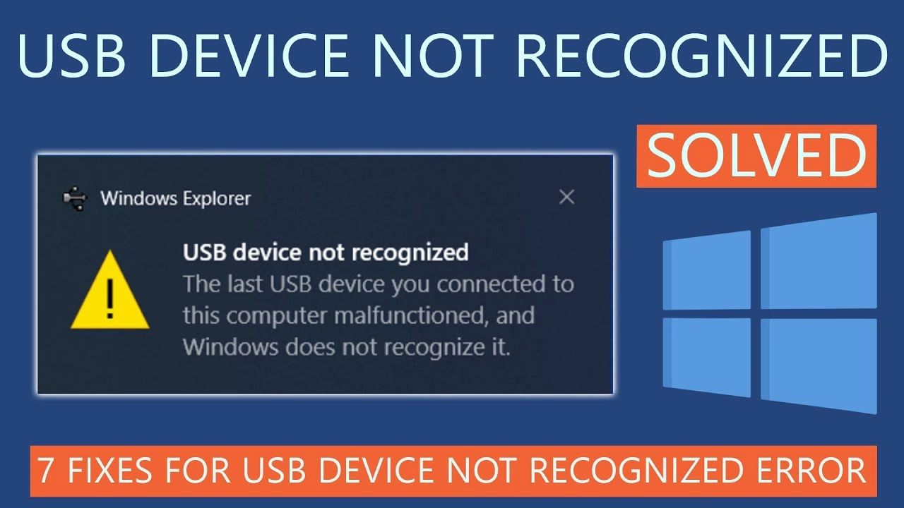 How To Fix Usb Device Not Recognized Error Code 43 In Windows 10