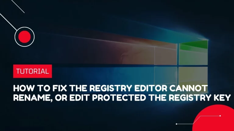 How To Fix The “Cannot Create Key” Error Writing To The Registry