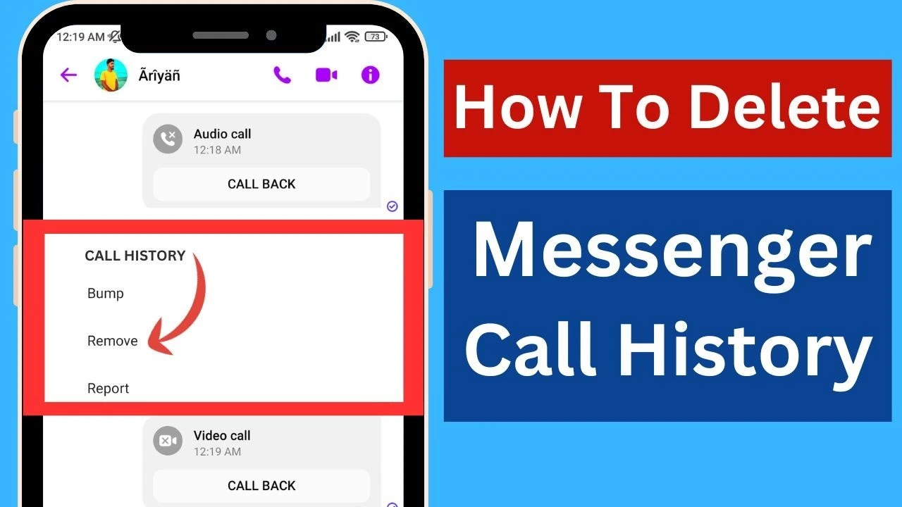 How To Delete Phone Calls On Facebook Messenger