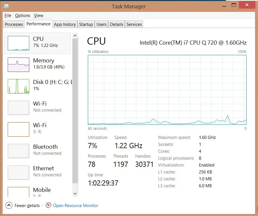 High Cpu Usage