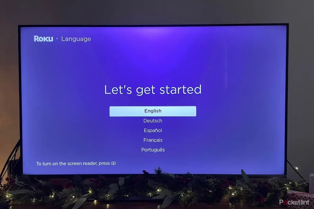 Power On Your Roku Device And Follow The On-Screen Setup Instructions