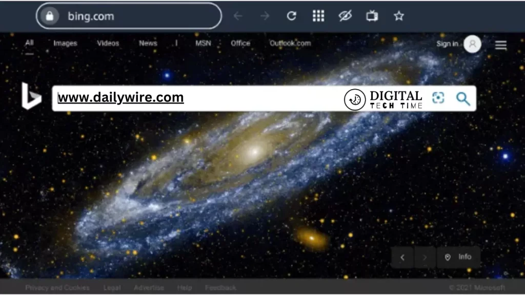 Navigate To The Daily Wire Website