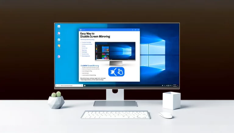 Disable Screen Mirroring On Windows 10