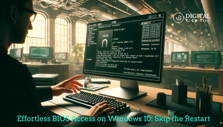 How To Bios Access On Windows 10