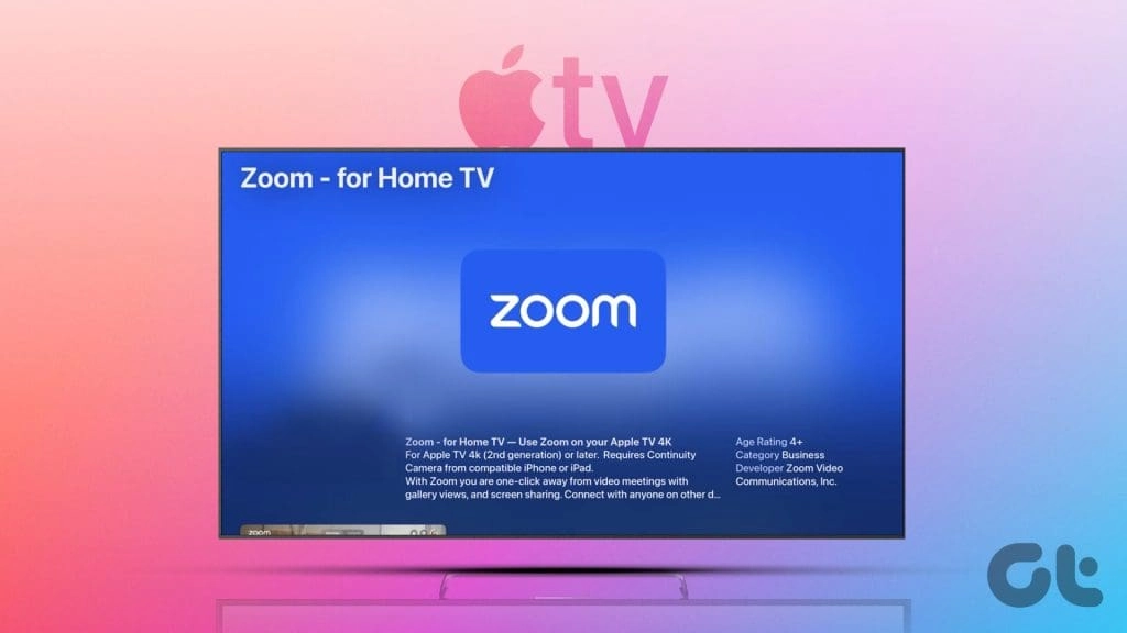 Download Zoom On Apple Tv