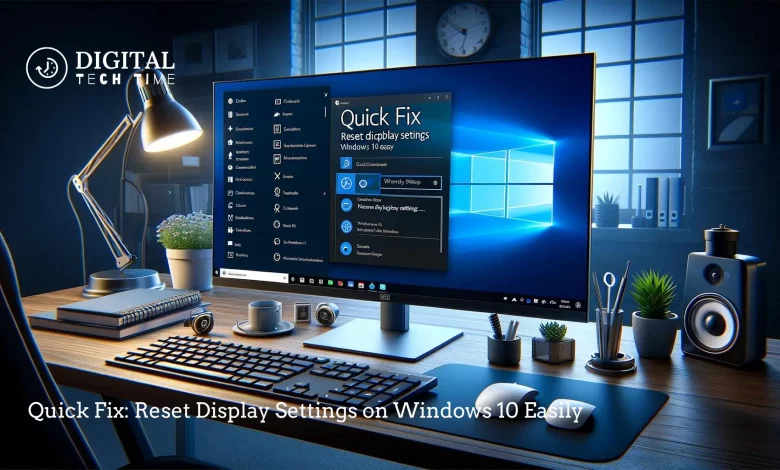 Reset Display Settings On Windows 10 Easily