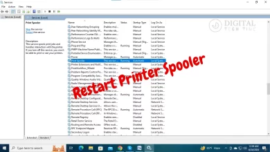 How To Restart Printer Spooler In Windows 10
