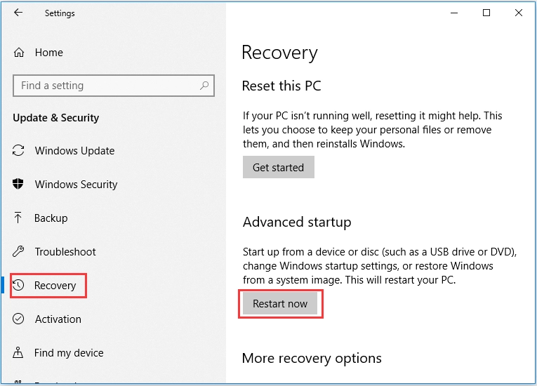 How To Enable The Legacy Advanced Boot Option In Windows 10