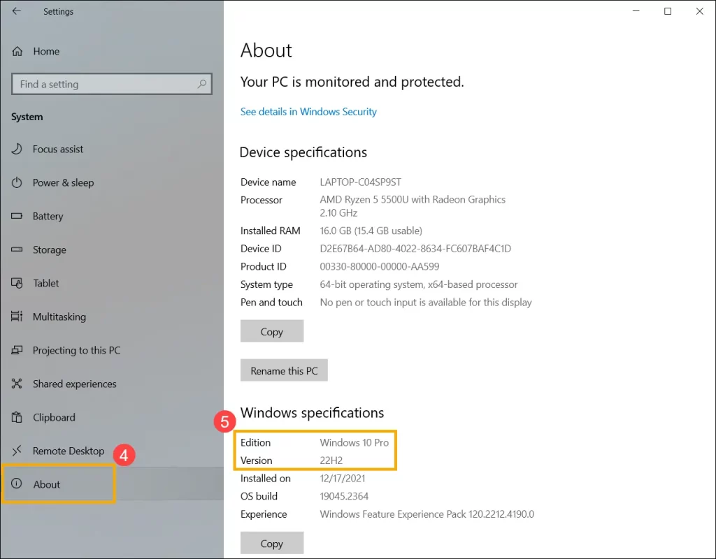 Laptop Operating Systems