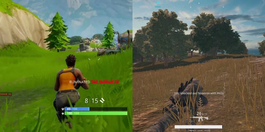 Fortnite Vs Pubg