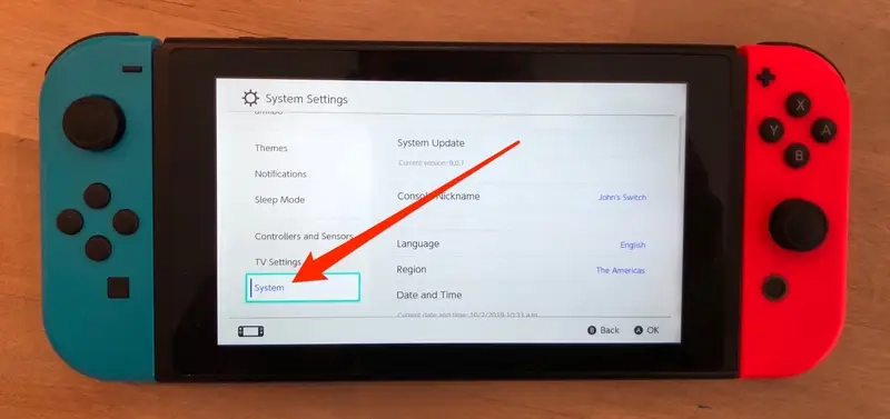 Reset A Nintendo Switch