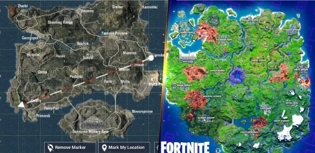 Fortnite Vs Pubg