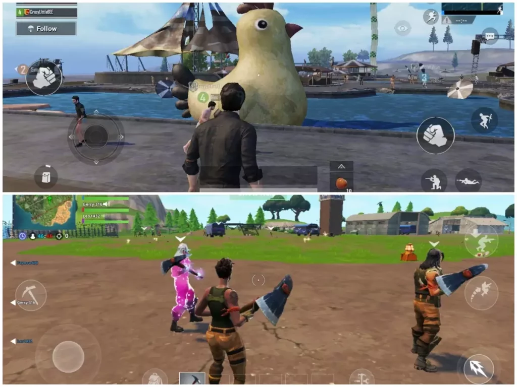 Fortnite Vs Pubg