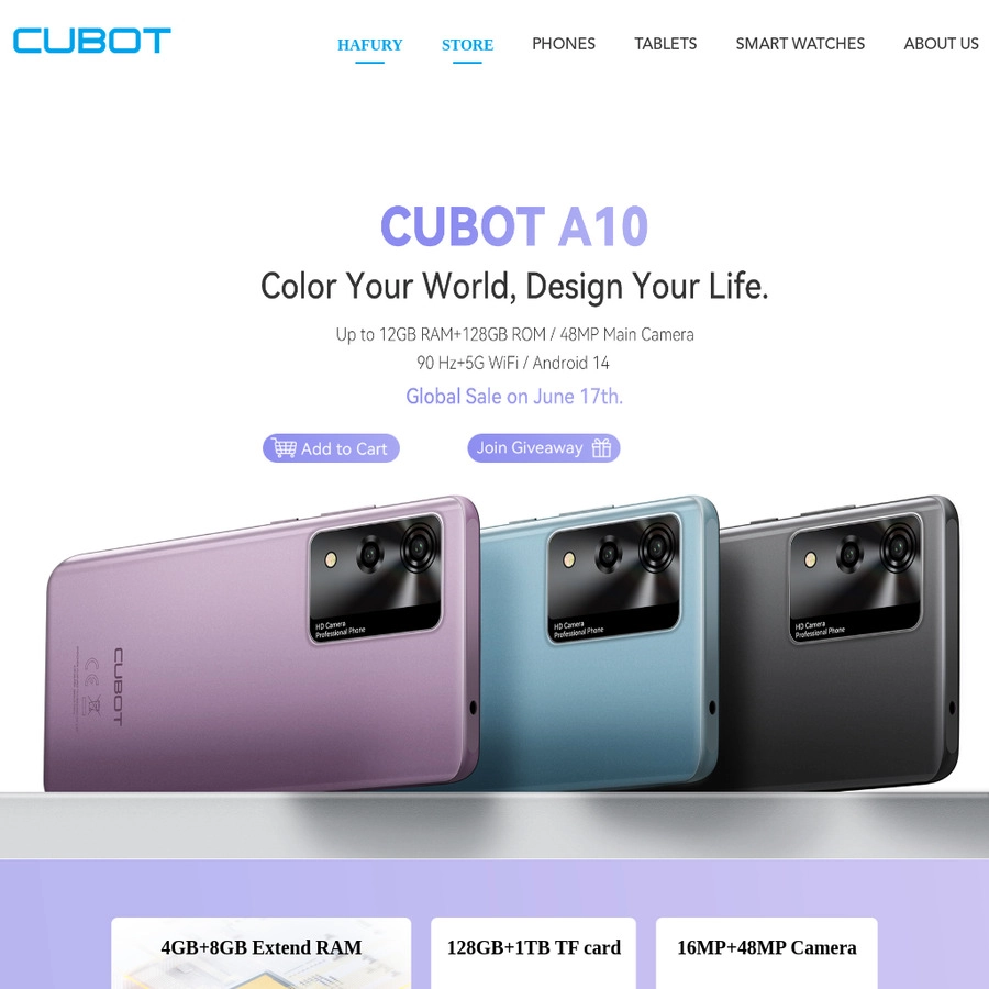 Cubot A10