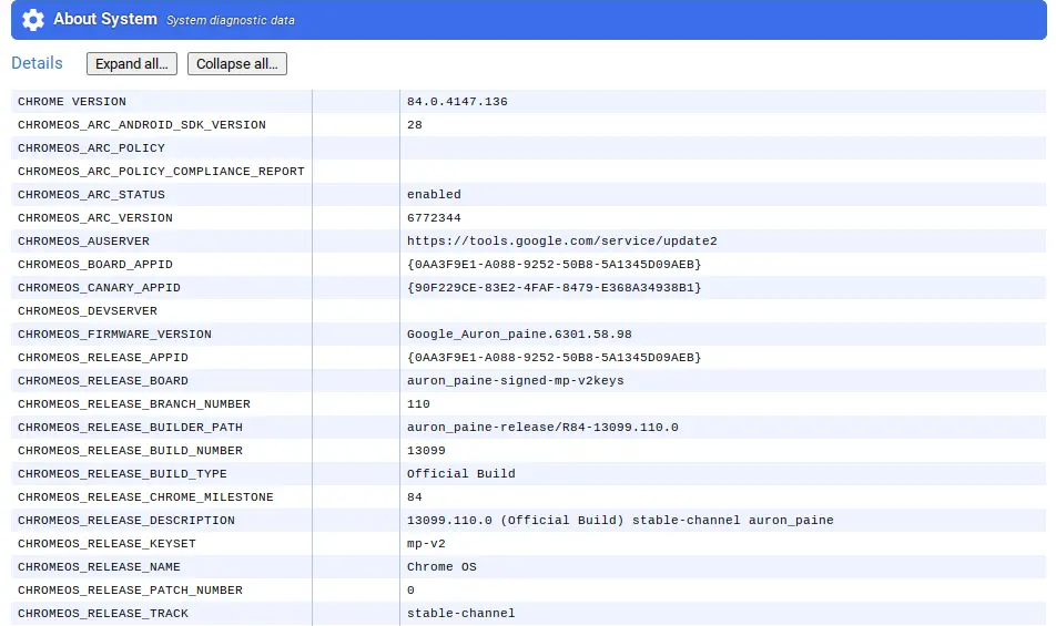 Chromebook Operating Systems