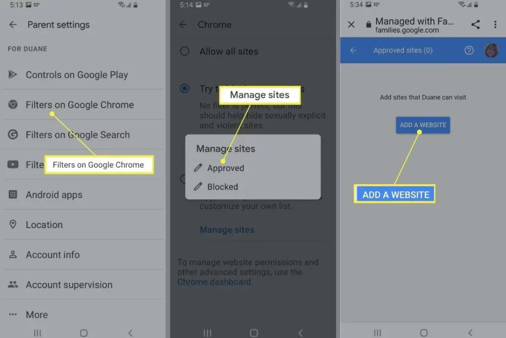 Setting Up Chromebook Parental Controls