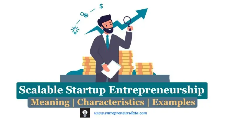 Characteristics Scalable Startup Entrepreneurship