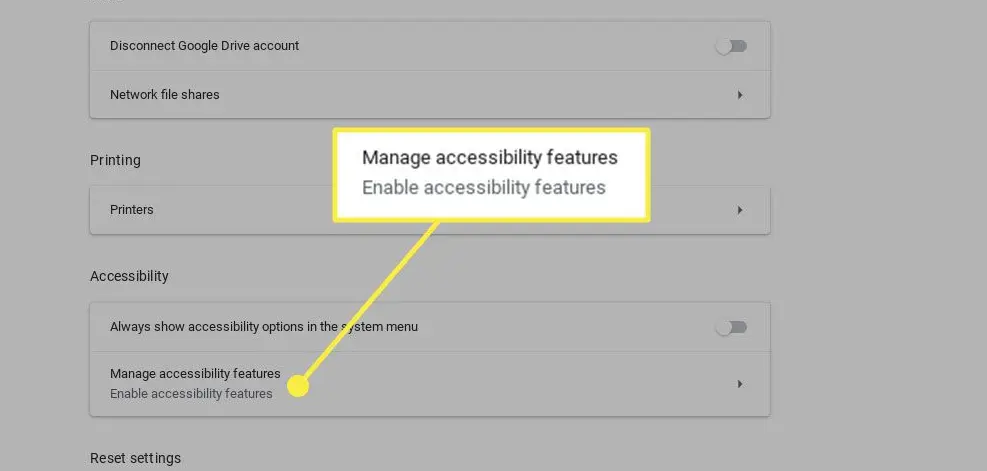 Using The Chrome Os Accessibility Menu