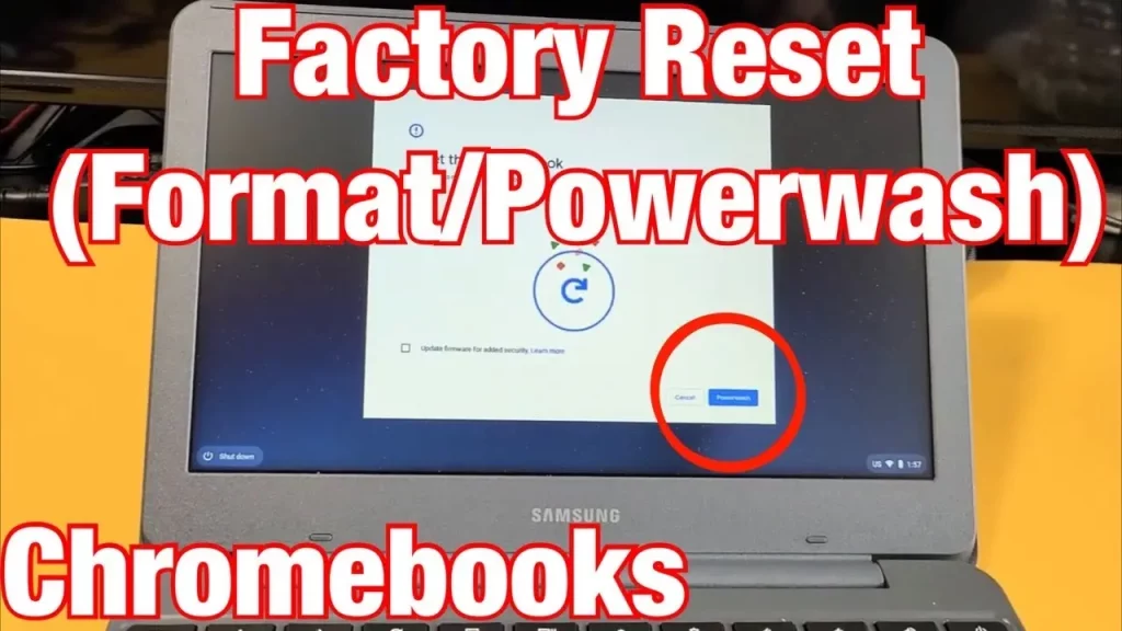 Resetting Chromebook To Factory Settings