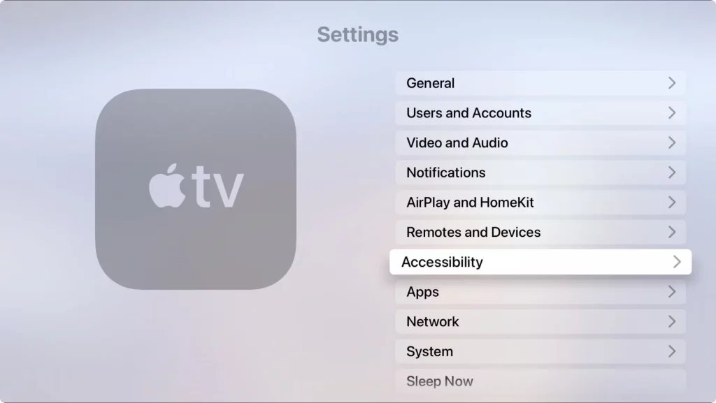 Go To The Settings App On Your Apple Tv