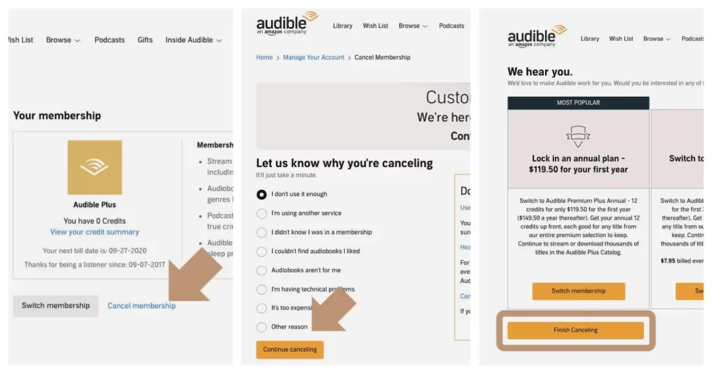 How To Cancel Audible Membership