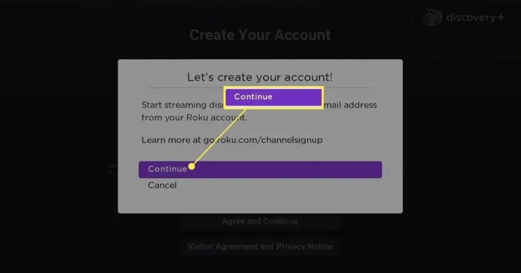 Logging In To Your Discovery Plus Account On Roku