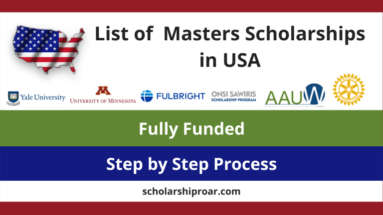 Scholarship For Master’S Degree In The Usa