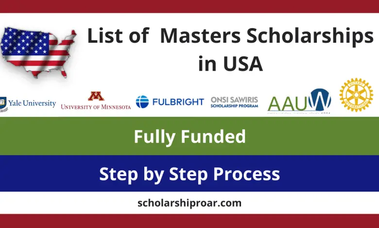 Scholarship For Master'S Degree In The Usa