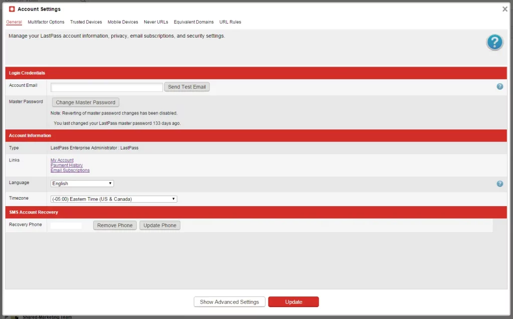 Setting Up A Lastpass Account