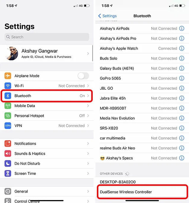 How To Connect Ps5 Controller To Iphone