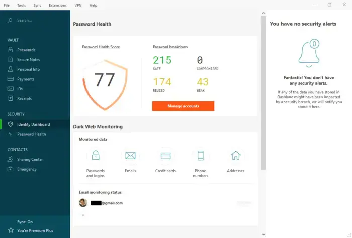 Dashlane Pricing