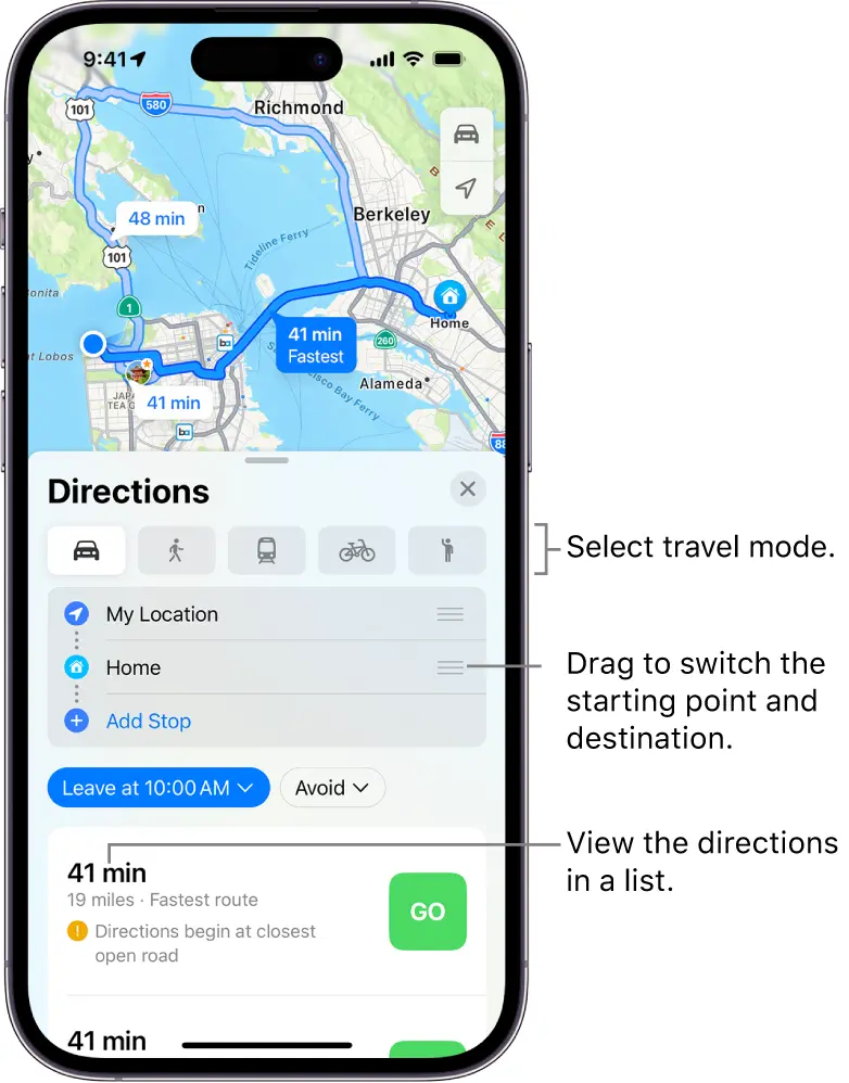 Launch The Maps App From Your Iphone'S Home Screen