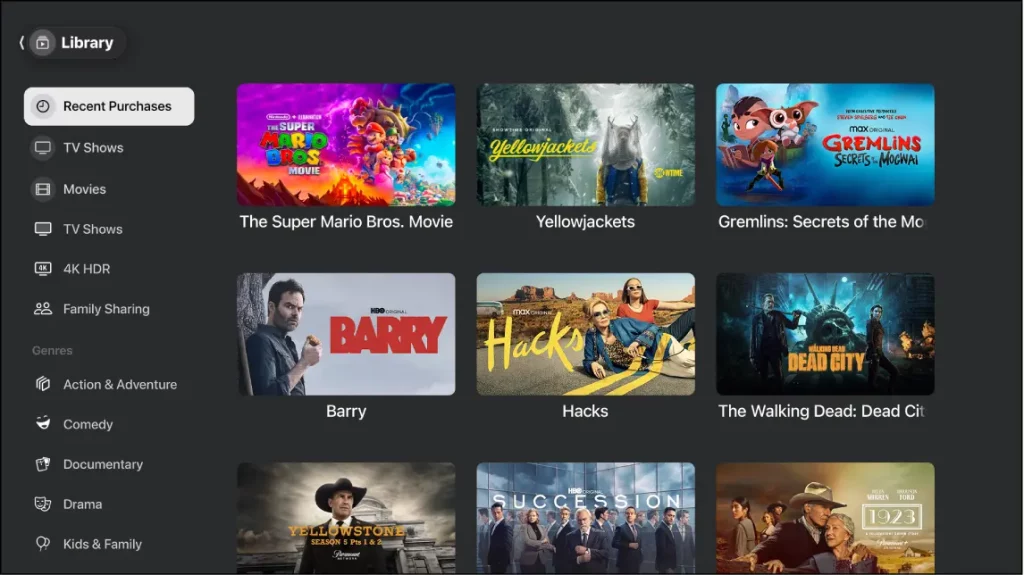Navigate To The App Library